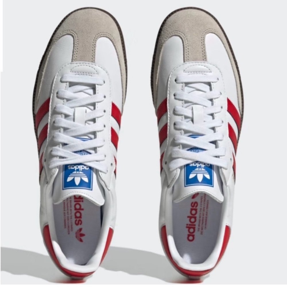 Adidas Samba OG White Scarlet